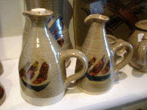 alan-gaillard-irish-pottery-connemara-stoneware-group-oil-and-vinegar-bottles-hooker-range