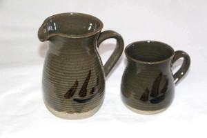 Alan-gaillard-irish-pottery-connemara-stoneware-Jug-mug-hooker-range